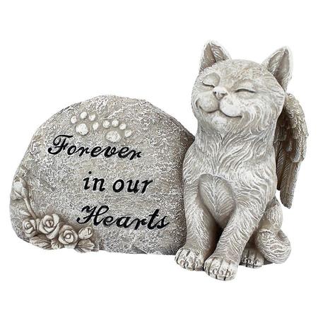 DESIGN TOSCANO Forever in Our Hearts Memorial Cat Statue QL593932